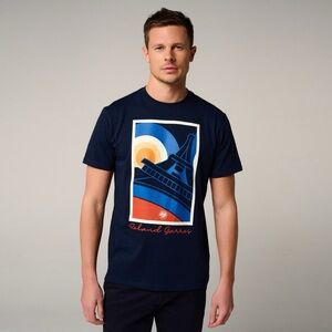 Roland Garros Navy Men’s T-Shirt Size L - NWOT
